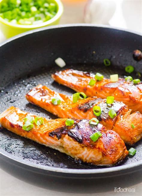 Honey Garlic Salmon Ifoodreal