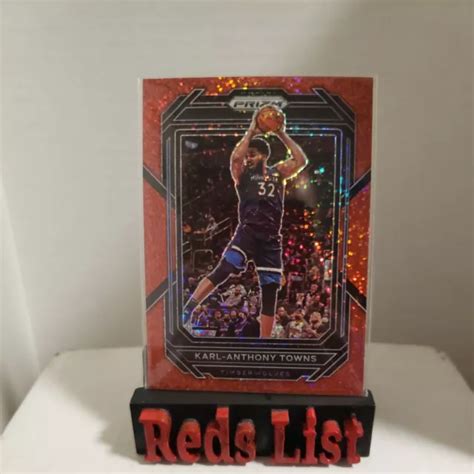 Panini Prizm Rouge Tincelant Prizm Karl Anthony Towns