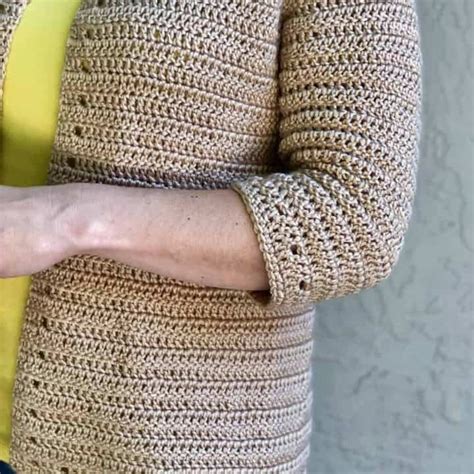 Spring Cardi A Top Down Crochet Cardigan Pattern Christacodesign