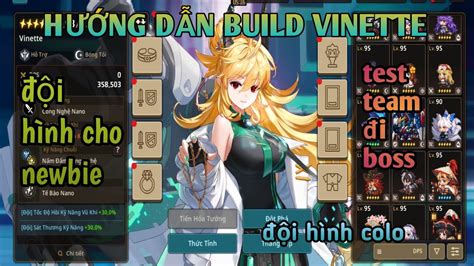 Guardian Tales HƯỚng DẪn Build Cho Vinette All Tank Gaming Youtube