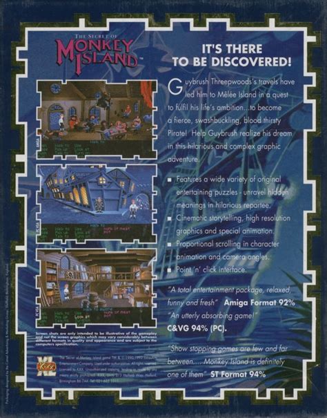 The Secret Of Monkey Island Box Cover Art Mobygames