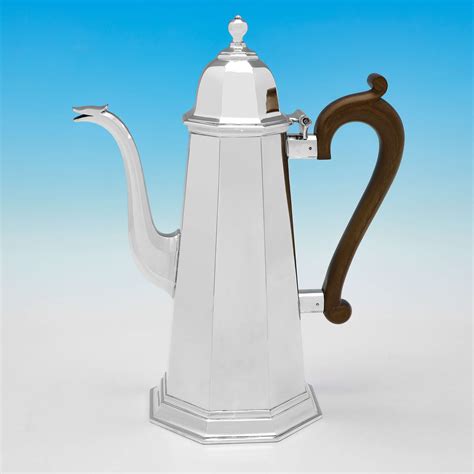 Coffee Pots in Antique Sterling Silver. I Franks presents our