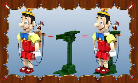 Disney Avenue: Pinocchio Marionette Made of LEGO Does Have Strings!