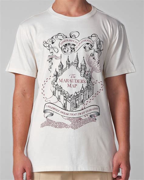 Riachuelo Camiseta The Marauder S Map Harry Potter Bege Warner Bros