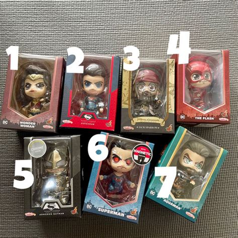 Jual Hot Toys Cosbaby Dc Comics Wonder Woman Superman Jack Sparrow The Flash Armored Batman