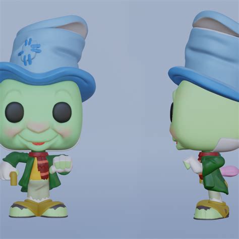 Descargar Archivo Stl Printable Jiminy Cricket Funko • Modelo