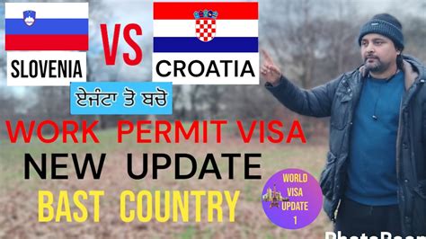 Slovenia New Work Permit Visa Opan 2023 CROATIA VS