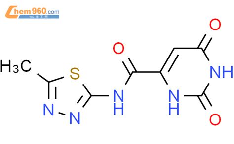 356792 83 1 1 2 3 6 四氢 N 5 甲基 1 3 4 噻二唑 2 基 4 嘧啶羧酰胺化学式结构式分子式mol