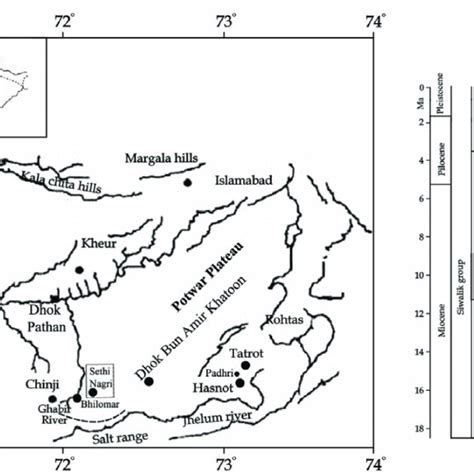 The location of the Nagri where the described material has been found... | Download Scientific ...