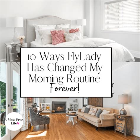ways  flylady system changed  morning routine   mess