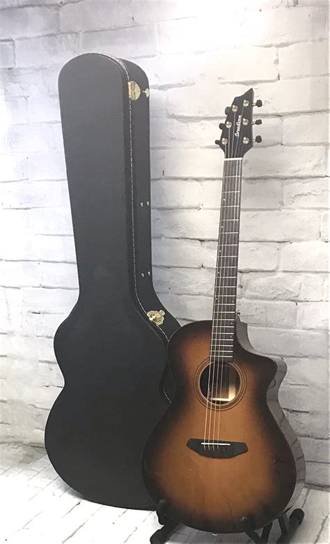 Breedlove Solo Pro Concert Edgeburst Ce Acoustic Electric Guitar With