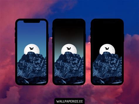 Moon night phone wallpapers by Jorge Hardt on Dribbble