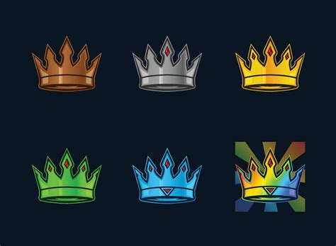 Crown Badge Emotes Collection Can Be Used For Twitch Youtube