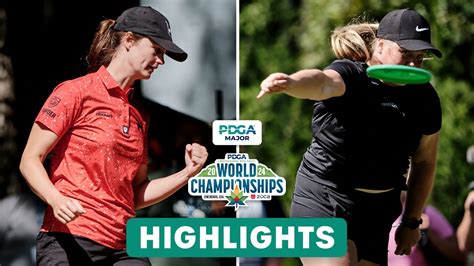 Round 4 Highlights FPO 2024 PDGA World Championships YouTube