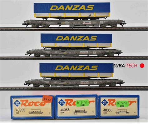 Roco X Containerwagen Hupac Danzas H Gs Mit Ovp Kaufen Auf