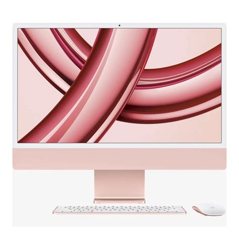 Apple Imac Mqrt3ida M3 Chip 8 Core Cpu10 Core Gpu 8gb 256gb 24 Touch Id Pink Jkt