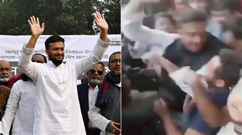 Watch Shakib Al Hasan Slaps A Fan Before Winning Parliament Elections