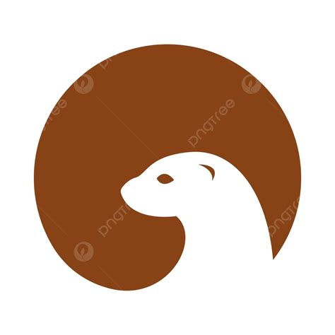 Otter Icon Logo Design Mammal Drawing Tattoo Vector Mammal Drawing