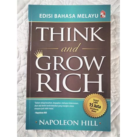 Think And Grow Rich Edisi Bahasa Melayu Pre Loved Shopee Malaysia