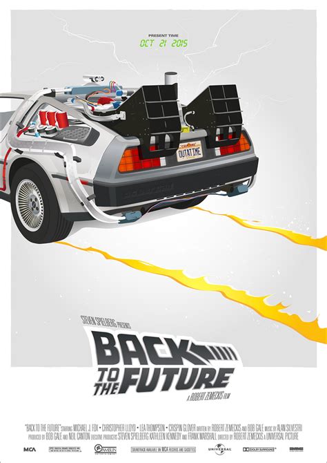 Back To The Future Delorean Vector