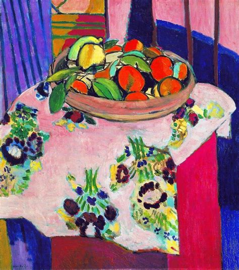 Matisse Painting Still Life With Oranges By Henri Matisse Henri