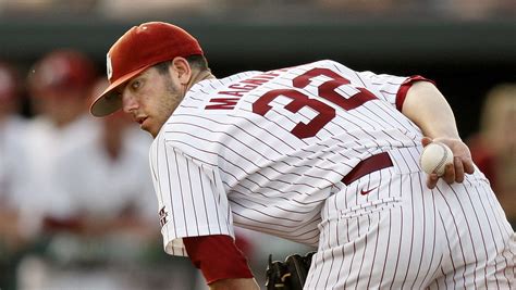 Ou Baseball Damien Magnificos 100 Mph Pitch Draws A Crowd