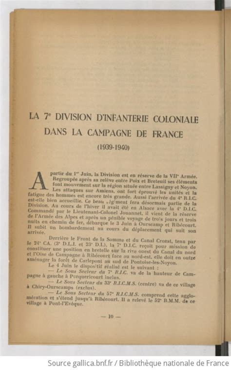 Revue Des Troupes Coloniales Gallica