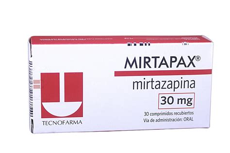 Mirtapax 30 Mg 30 Comprim Uroccidente