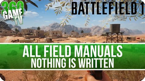 Battlefield 1 All Field Manuals Nothing Is Written Collectibles