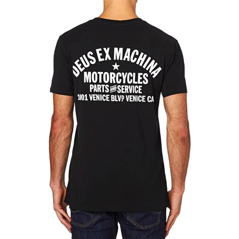 DEUS EX MACHINA VENICE ADDRESS TEE BLACK