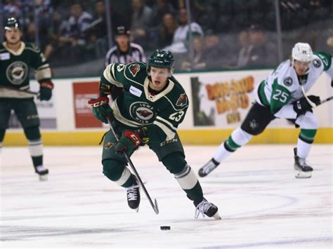 Rossi Feiert Nhl Deb T Und Sieg Mit Minnesota Wild Sn At