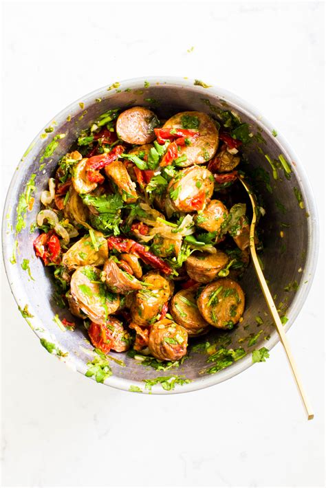 Incredible Mayo Free Potato Salad With Basil Chimichurri Immaeatthat