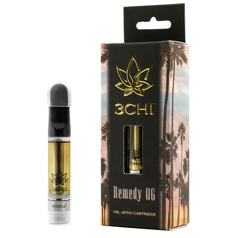 3chi Delta 8 Thc Vape Cartridge Remedy Og Cdt 1ml Leafly