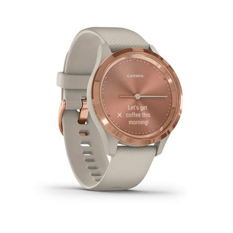 Achat Montre Garmin vívomove 3S Rose Gold Silicone Light Sand