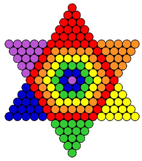 Rainbow Star Perler Bead Pattern Bead Sprites Simple Fuse Bead Patterns