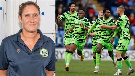 Hannah Dingley Trenerem Forest Green Rovers Pierwsza Kobieta Na