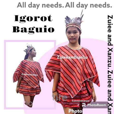 Zuieeandxanzus New Igorot Baguio Costume Traditional Attire In