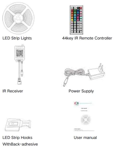 Colorrgb Smd Led Strip Lights User Manual