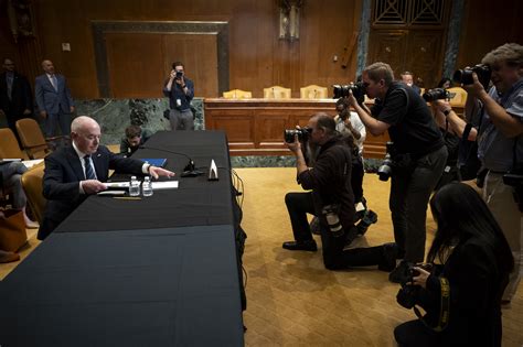 Dhs Secretary Alejandro Mayorkas Testifies During A Senate