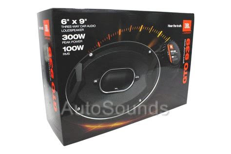 Haut parleurs audio de voiture coaxiaux 3 voies JBL GTO série 600 watts