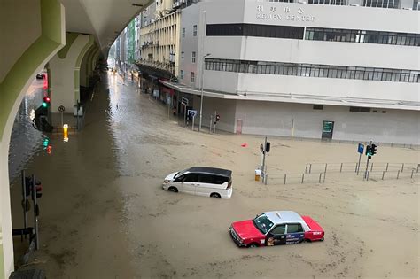 Hong Kong Flooded By Heaviest Rainfall In 140 Years