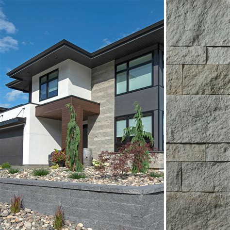 A Modern Yet Simplistic Home Featuring Our Stone Veneer Along With