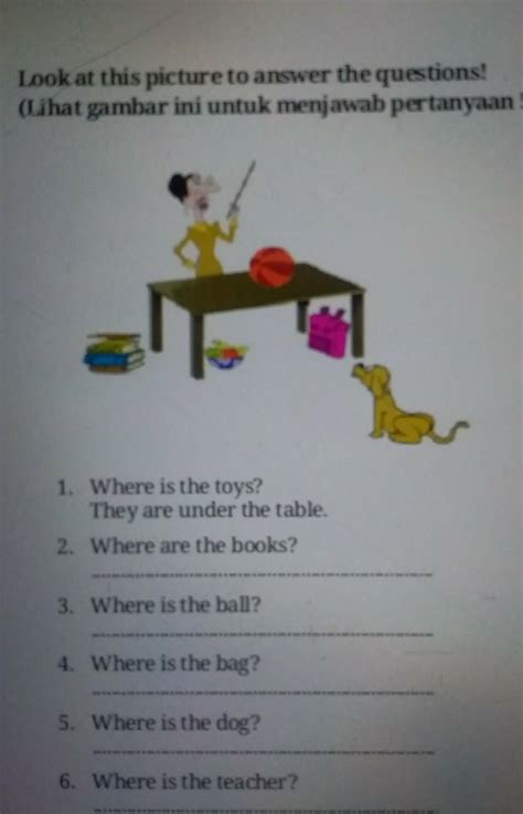 Contoh Soal Preposition Of Place - 56+ Koleksi Gambar