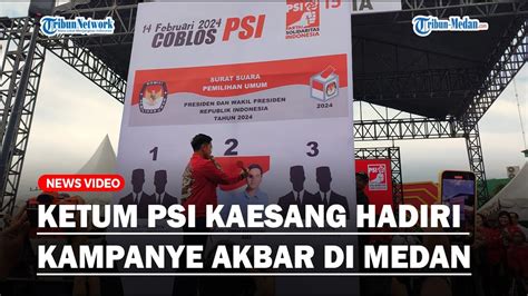 Hadiri Kampanye Akbar Di Medan Kaesang Pangarep Cuman Simulasi Coblos