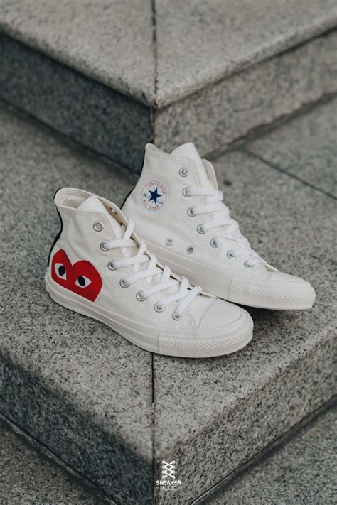 Converse X CDG High - White - Sneakerholic Vietnam