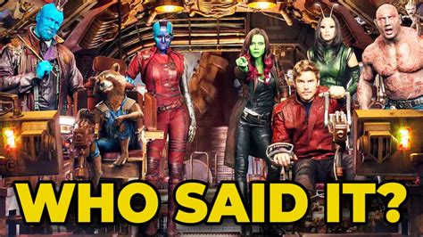 Mcu Quiz Which Guardians Of The Galaxy Member Said It