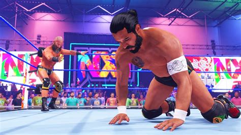 Tommaso Ciampa Vs Santos Escobar Normal Match Wwe 2k22 Youtube