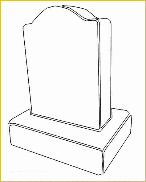 Free Gravestone Template Of tombstone Template Printable Clipart Best ...