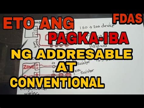 ANO ANG PAGKAKA IBA NG ADDRESABLE AT CONVENTIONAL WIRING SYSTEM FDAS