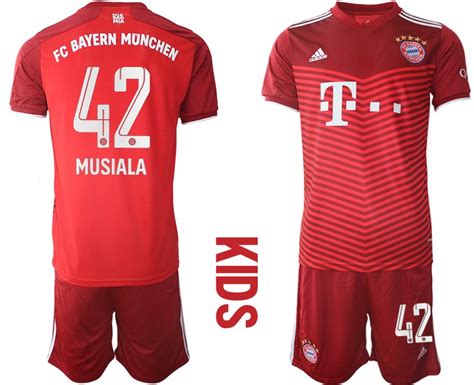 FC Bayern München Trikot 3rd in weiß 2021 2022 für Kinder mit Aufdruck